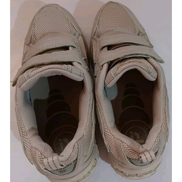 Propet Beige Double Strap Comfort Athletic Shock Absorbing Tennis Shoe - Picture 14 of 16